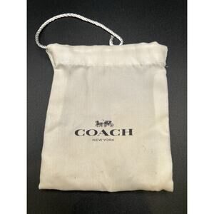 Coach Drawstring JEWELRY Dust Bag Gift Bag 5" X 4"
